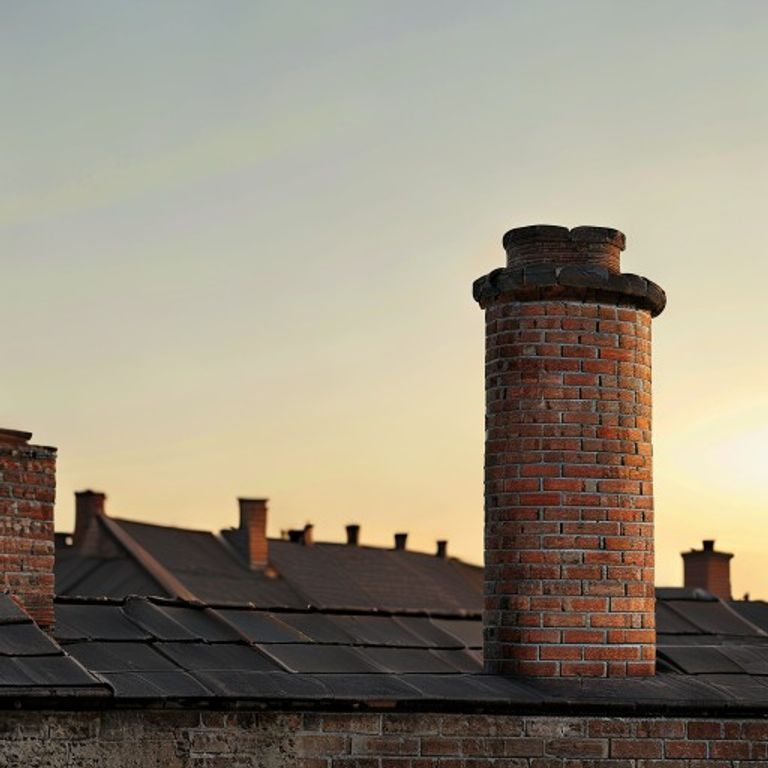 Daniel Thompson Chimney Inc — professional Chimney Sweep in Franklin, our branded team and work van — Chimney Sweep near me